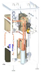 Vodou chlazený chiller 100kW