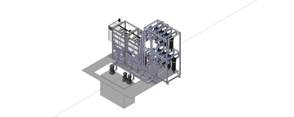 Chlazení vody 2x50kW