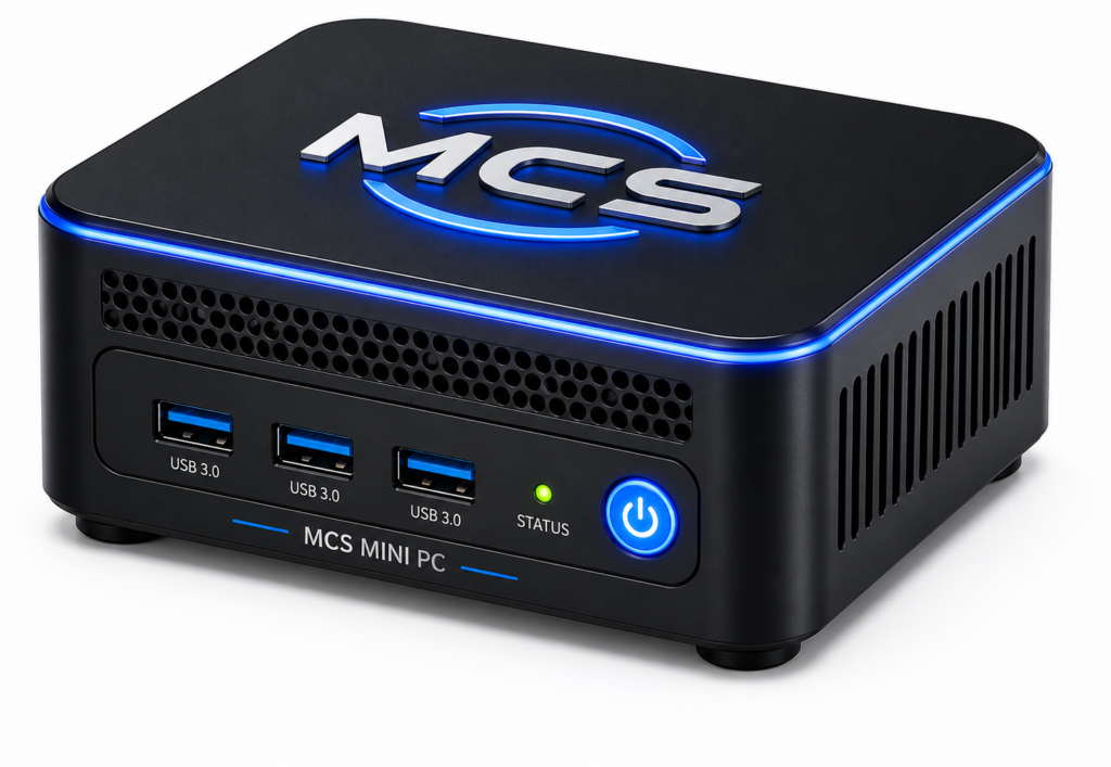 MCS Mini PC – průmyslový server pro monitoring, řízení a vzdálenou správu technologií.